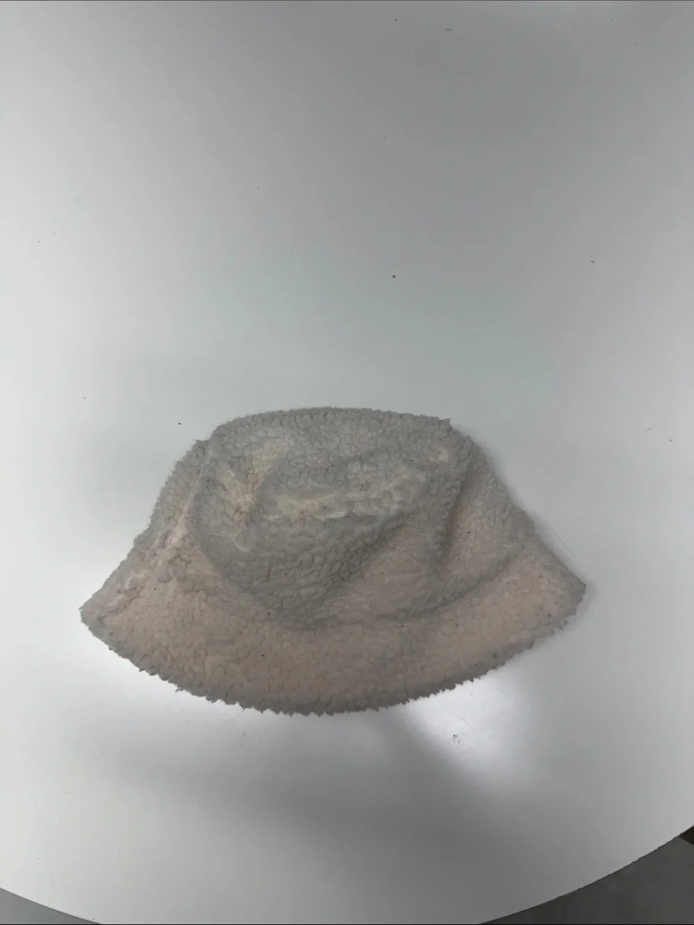 H&M Cozy Cream Sherpa Bucket Hat